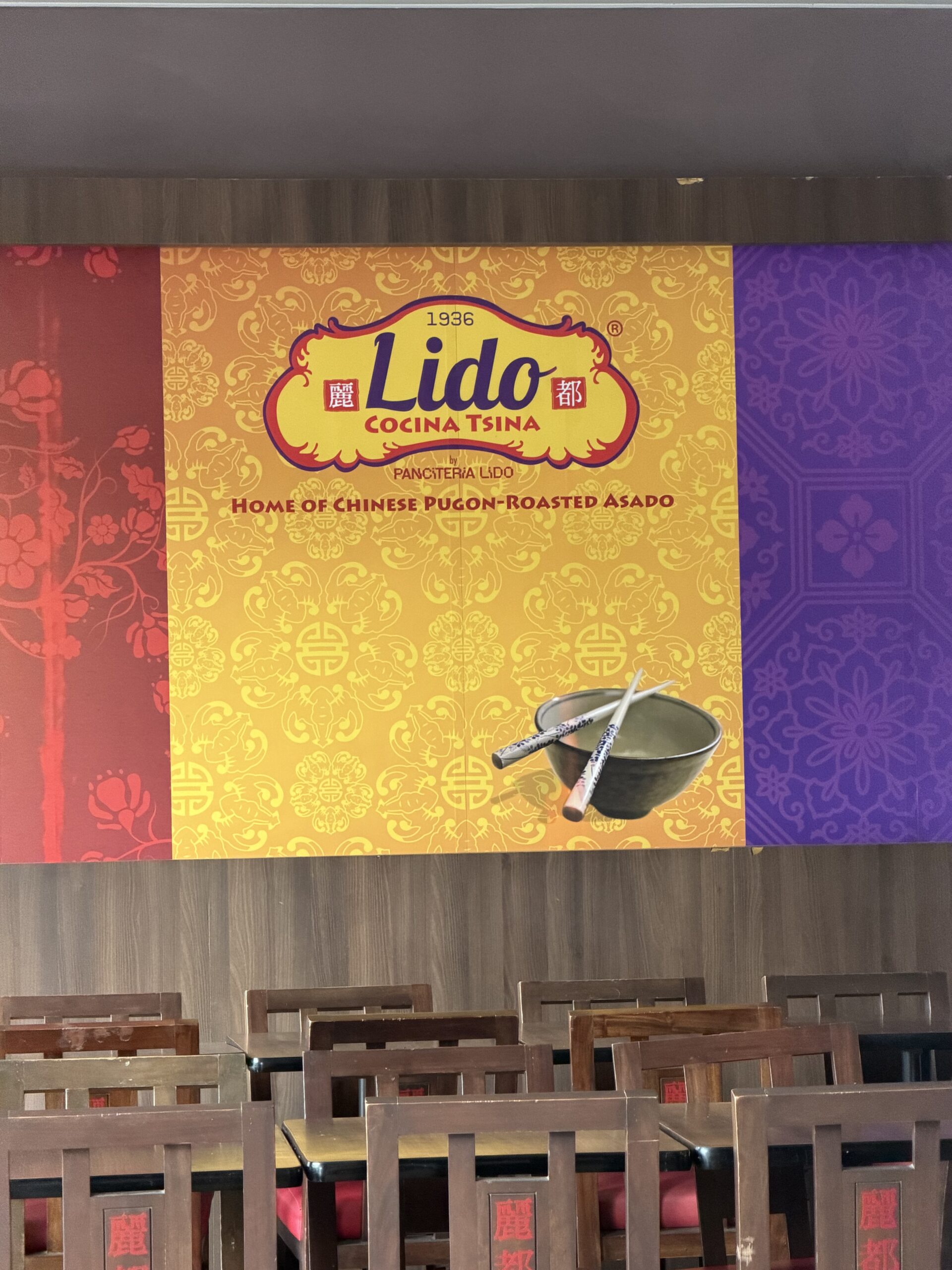 Lido Cocina Tsina menu cover