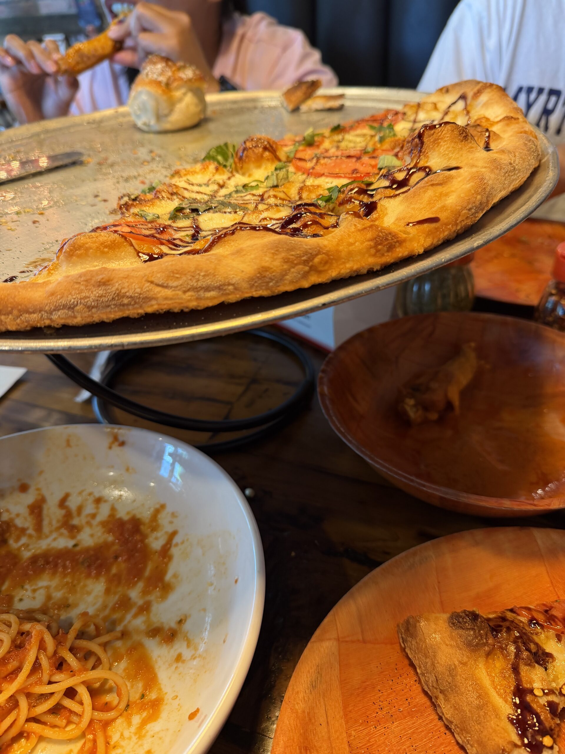 Ocean Side Pizza food served during our Cocoa Beach visit