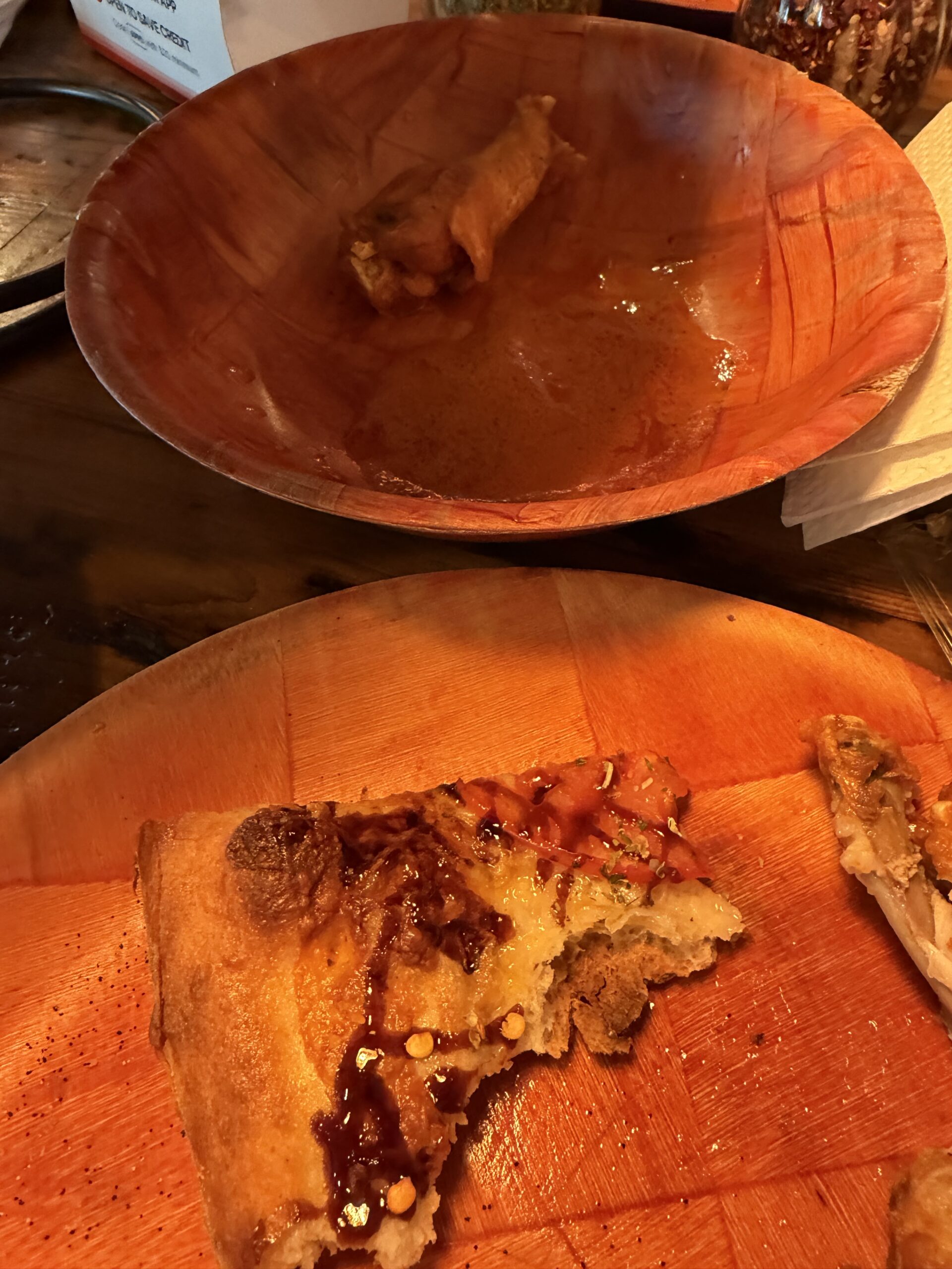 Ocean Side Pizza buffalo wings and pizza in Cocoa Beach